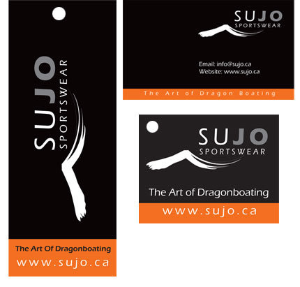 Sujo Sportswear Labels, Tags and Packaging design examples