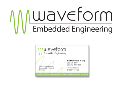 Waveform engineering logo design