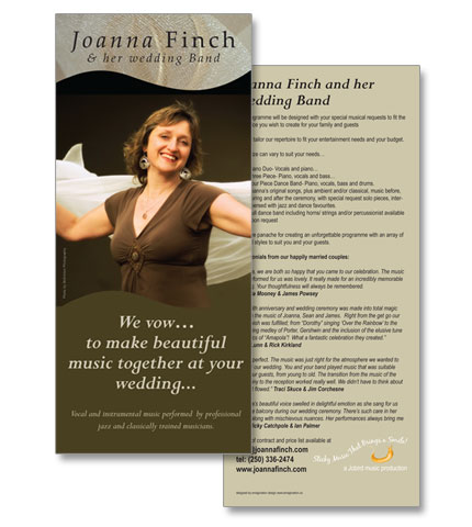 Joanna Finch Rack card design image