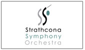 Strathcona Symphony logo design